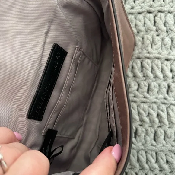 Rebecca Minkoff Brown Quilted Crossbody Bag - Picture 4 of 6